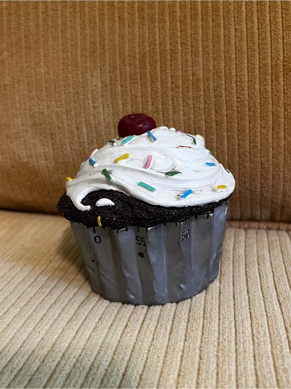 Vintage Boston Warehouse Cupcake Kitchen Timer RARE whimsical baking cake decor